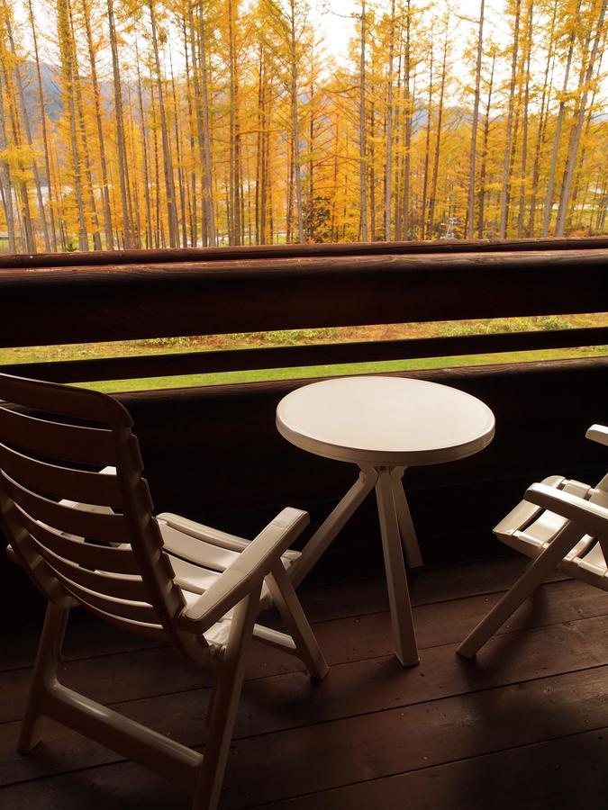 Log Hotel Larch Lake Kanayama Minamifurano الغرفة الصورة